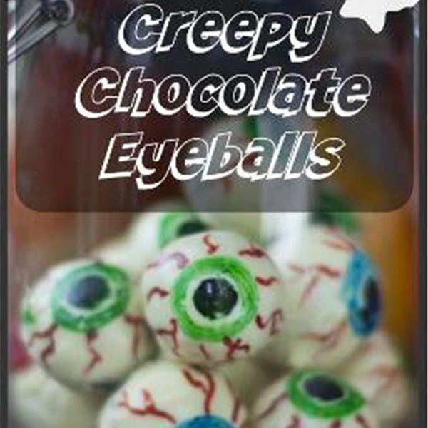 Creepy Chocolate Eyeballs